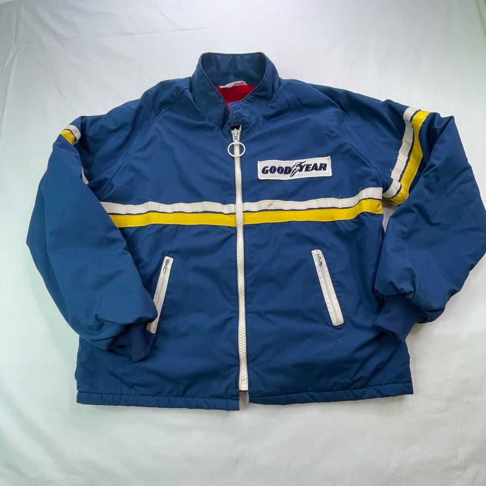 Vintage 70s Goodyear Racing Jacket (No Size Tag) See Measurements In Photos